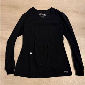 Black scrub jacket grey’s anatomy